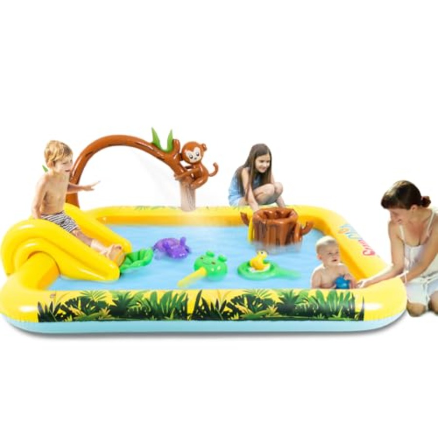 Kids Outdoor Garden - Outdoor inflatable jungle animal play center