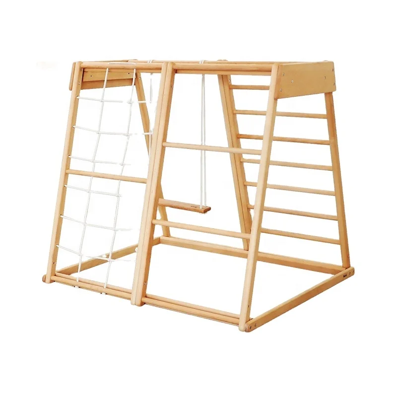 Kids Outdoor Frame - Kids Outdoor Rope Ladder Children Wooden