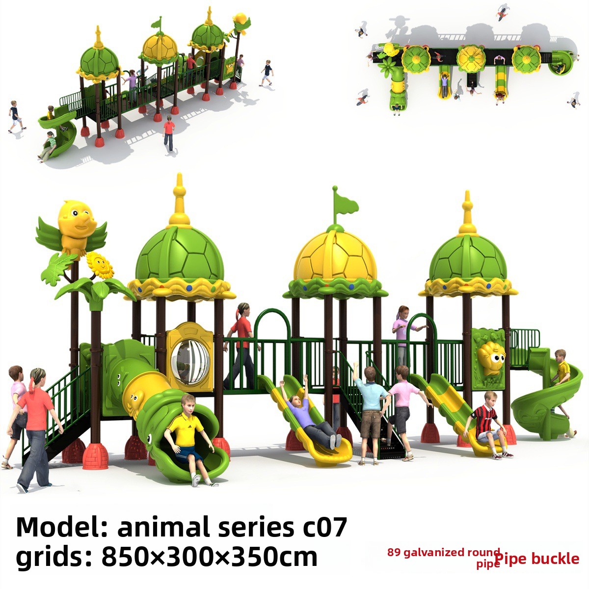 Kids Outdoor Swing Set With Slide - Factory Commercial Small Toddler Kids Outdoor