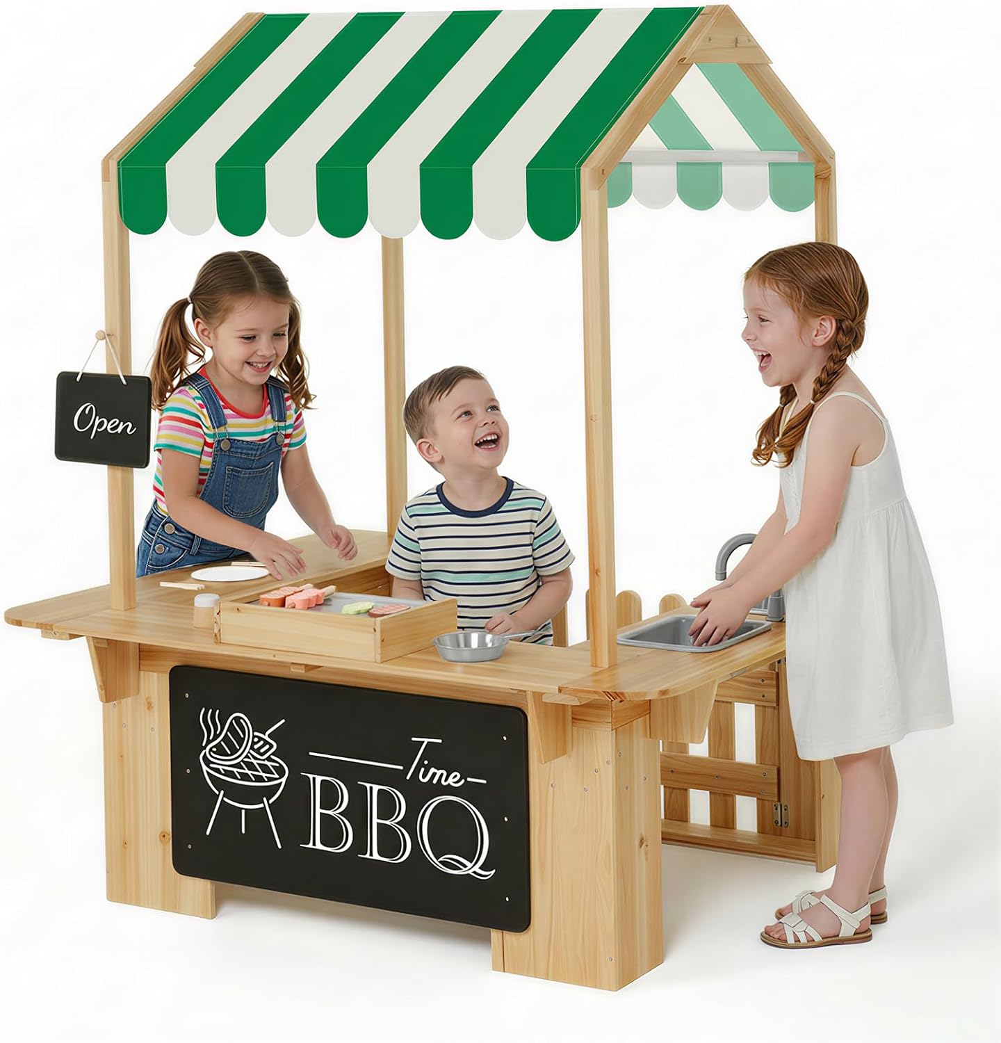 Kids Outdoor Bbq - Kids Outdoor Playhouse, Mud Kitchen, BBQ
