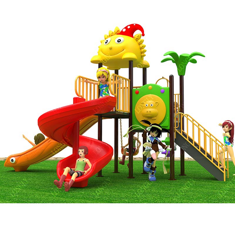 Kids Outdoor Garden - Commercial Plastic Slide 450x270x280cm for Kids