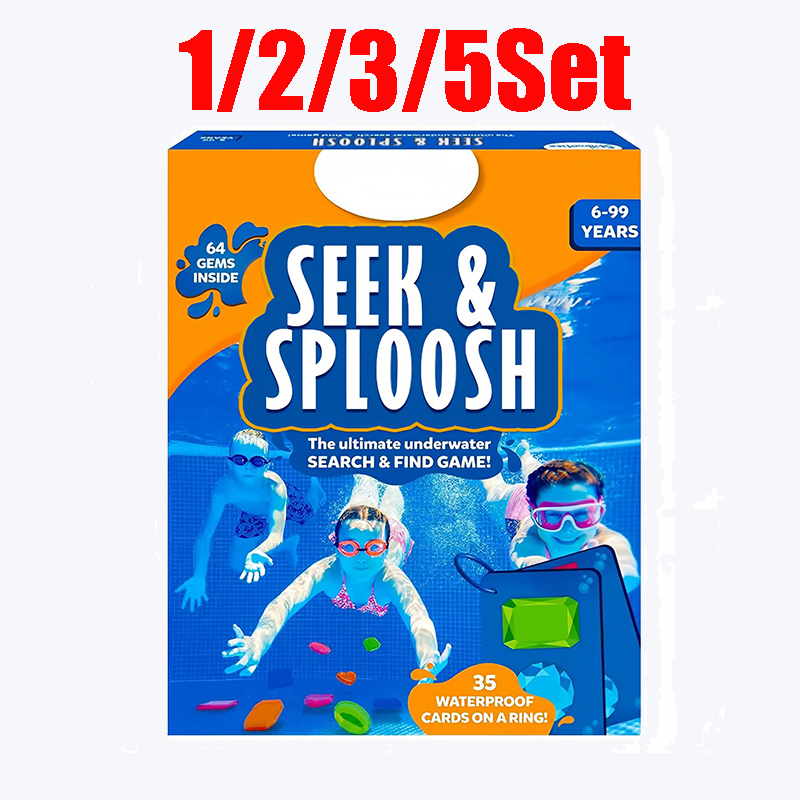Kids Outdoor Learning Activities - 1/2/3/5Set Underwater Colorful Gem Pool Diving