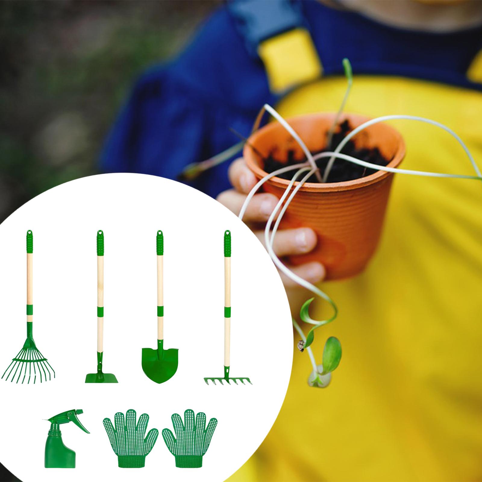 Kids Outdoor Learning Activities - Kids Gardening Tools Set with Comfort