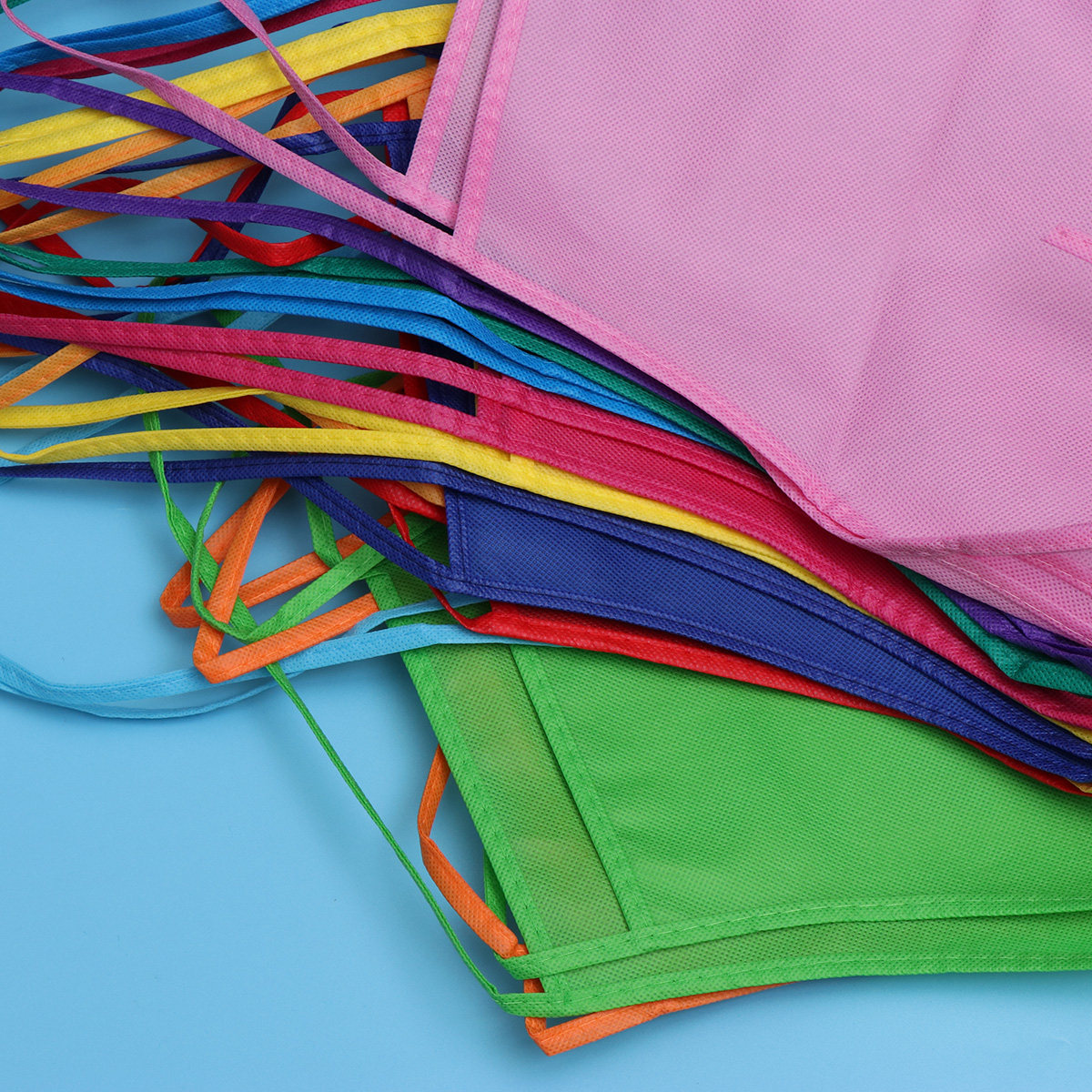 Kids Outdoor Bbq - 24Pcs Children Artist Apron Non-Woven Quick-Dry