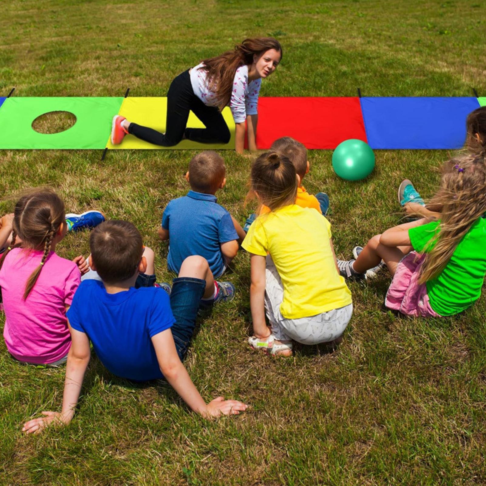 Kids Outdoor Yard Equipment - Play Parachute For Kids Play Rectangular
