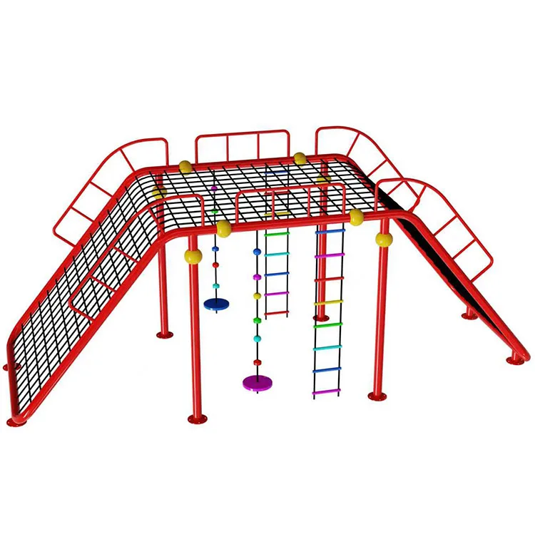Kids Outdoor Yard Equipment - &Custom Plastic Rope Net Climbing Tunnel