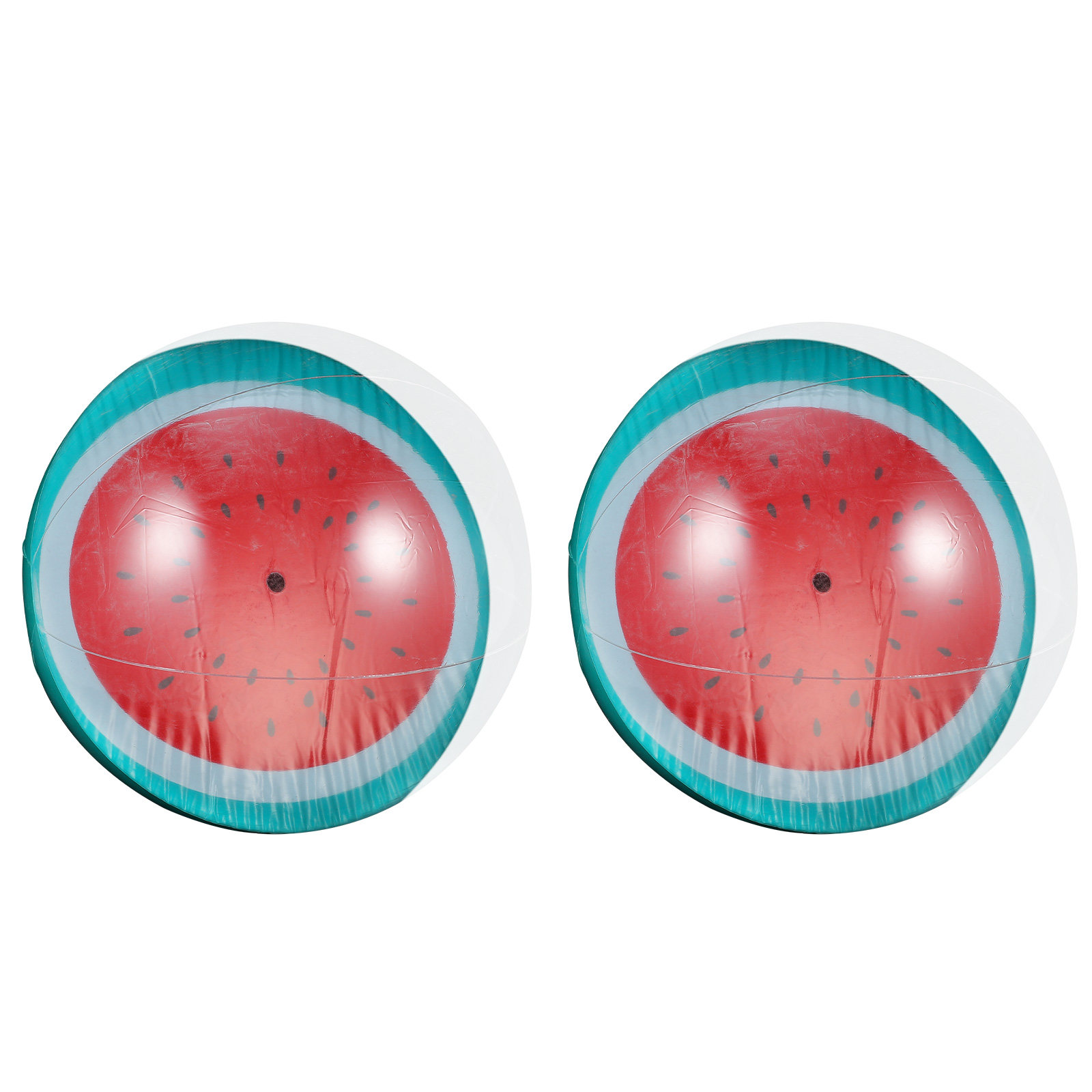 Kids Outdoor Bbq - 1Set Inflatable Beach Balls Watermelon Design