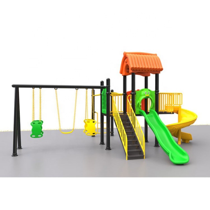 Kids Outdoor Swing Set With Slide - Wholesale Low Price Outdoor Amusement Swing