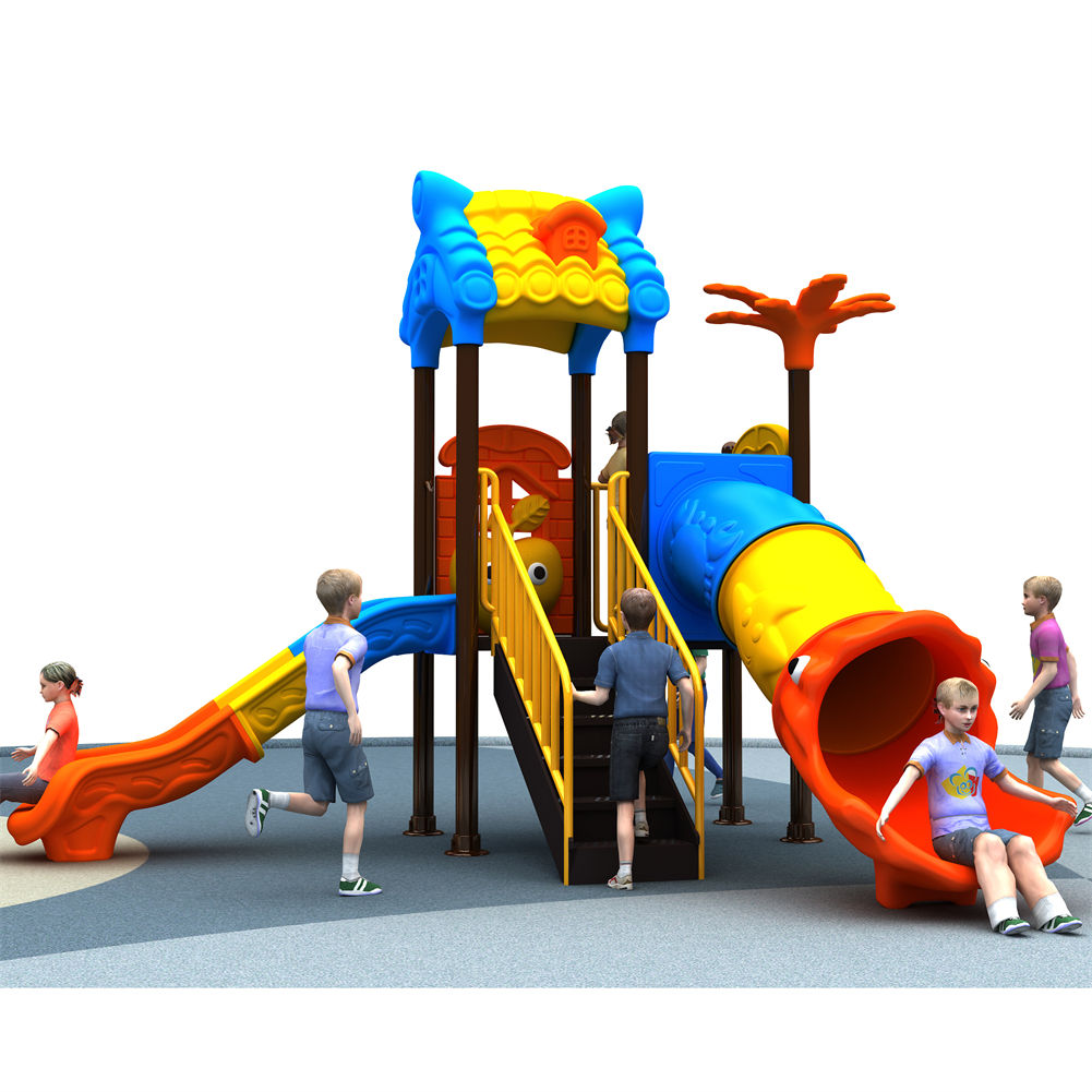 Kids Outdoor Swing Set With Slide - Hot Sale Children Outdoor Amusement Park
