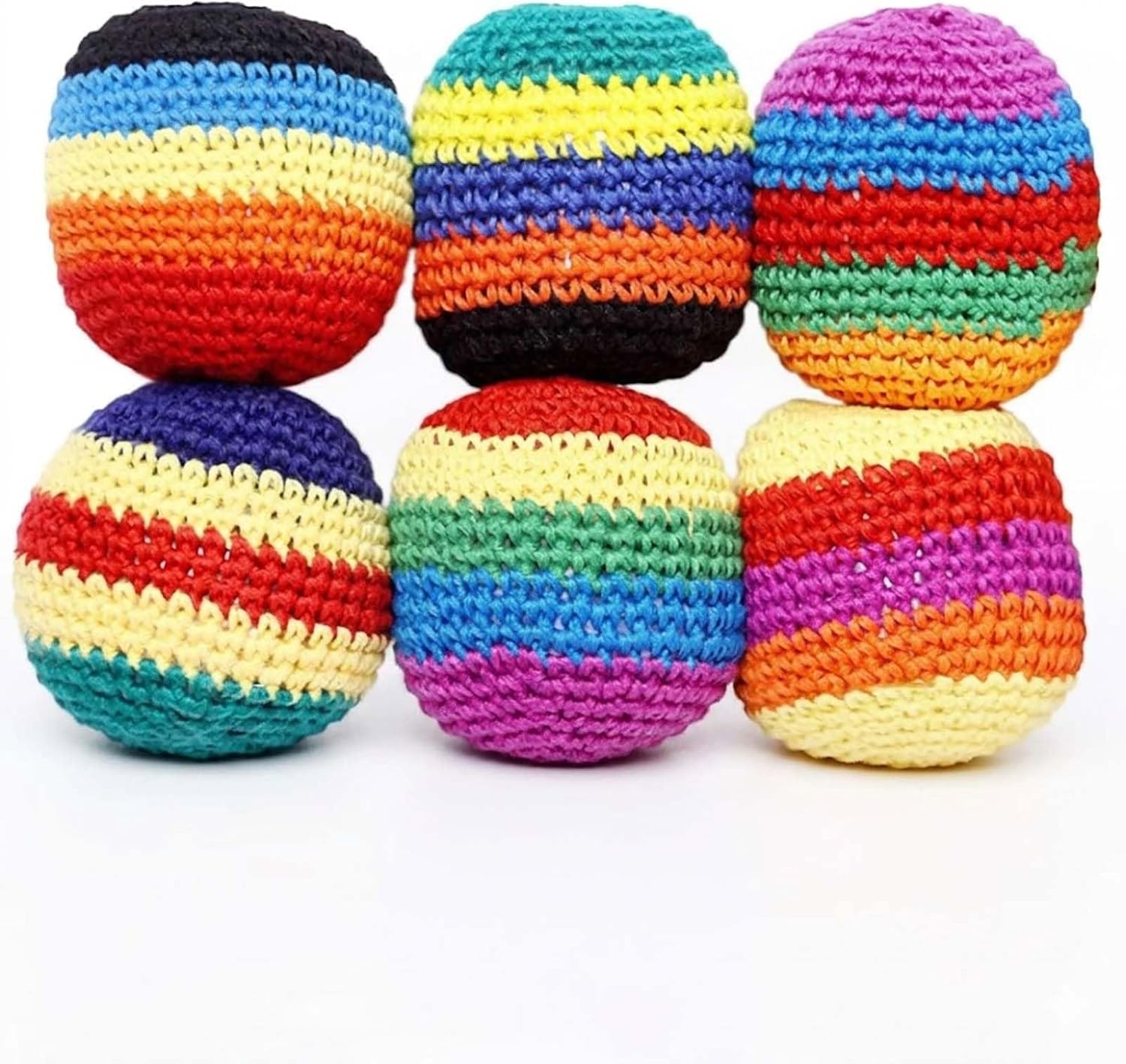 Kids Outdoor Balance Beam - 6/12/24pcs Outdoor Soft Handmade Footbag Sacks