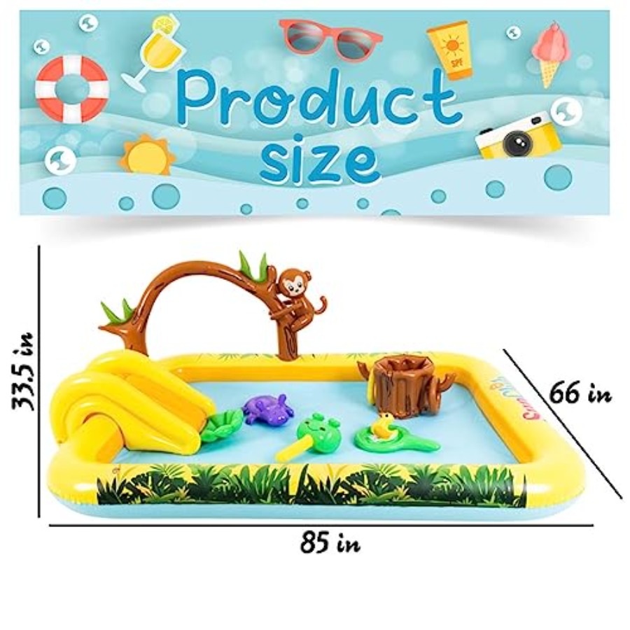 Outdoor inflatable jungle anim - Kids Outdoor Garden recension och pris