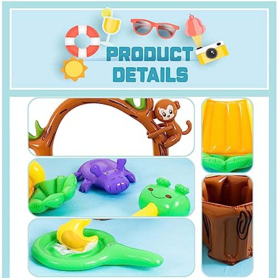 Outdoor inflatable jungle anim - Kids Outdoor Garden recension och pris