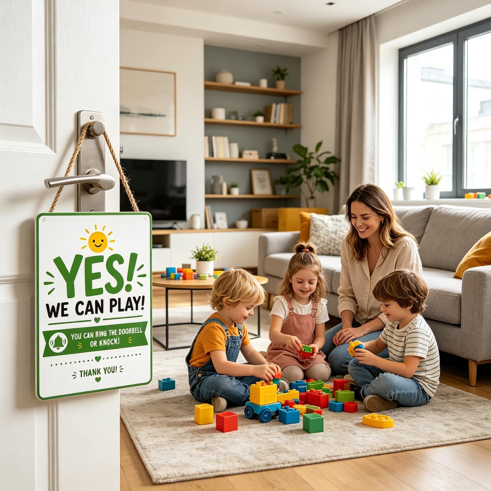 Door Hanger Metal Double Sided - Kids Outdoor Garden recension och pris