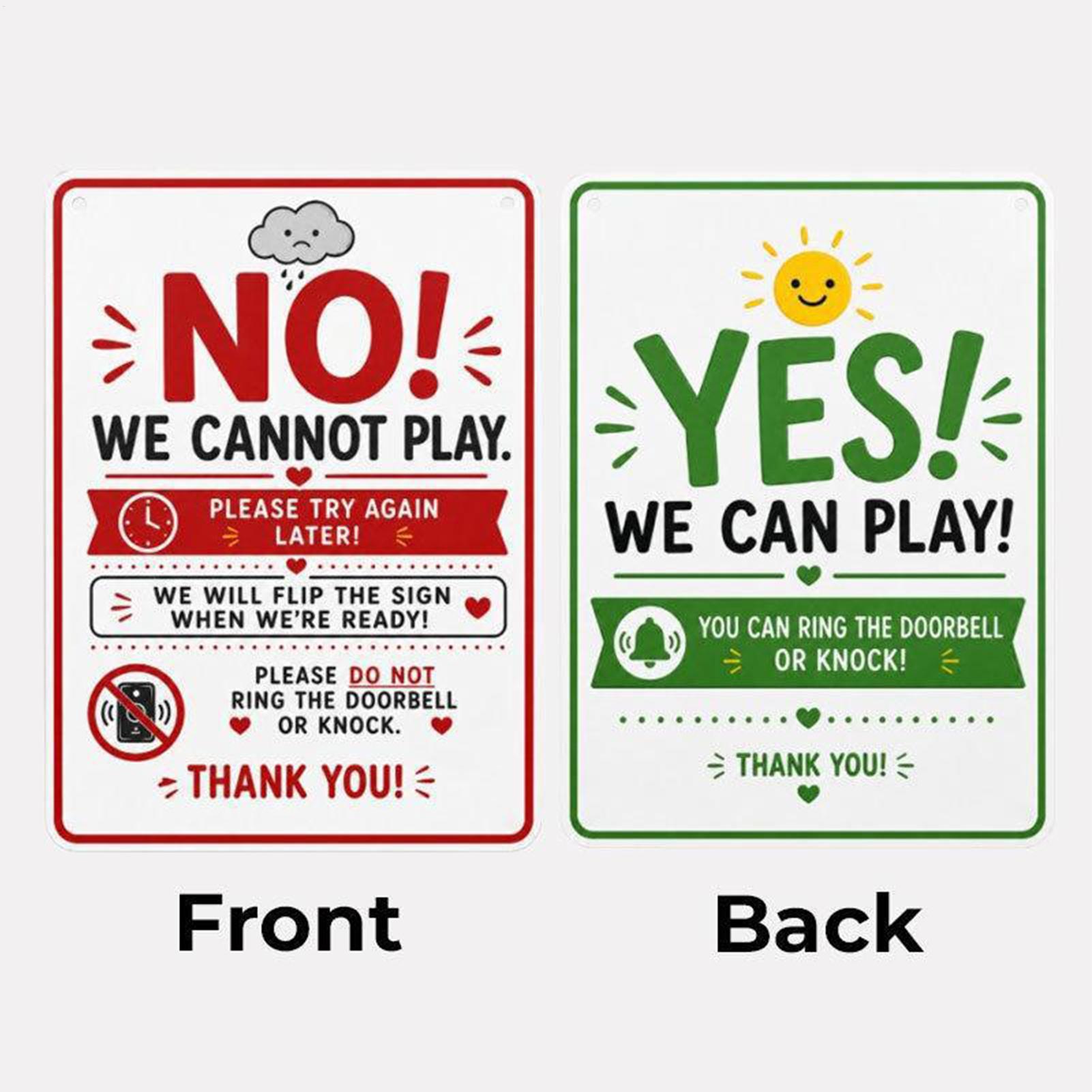 Door Hanger Metal Double Sided - Kids Outdoor Garden recension och pris