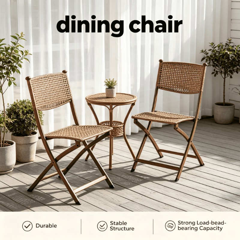 Portable Folding Rattan Dining - Kids Outdoor Folding Chair recension och pris