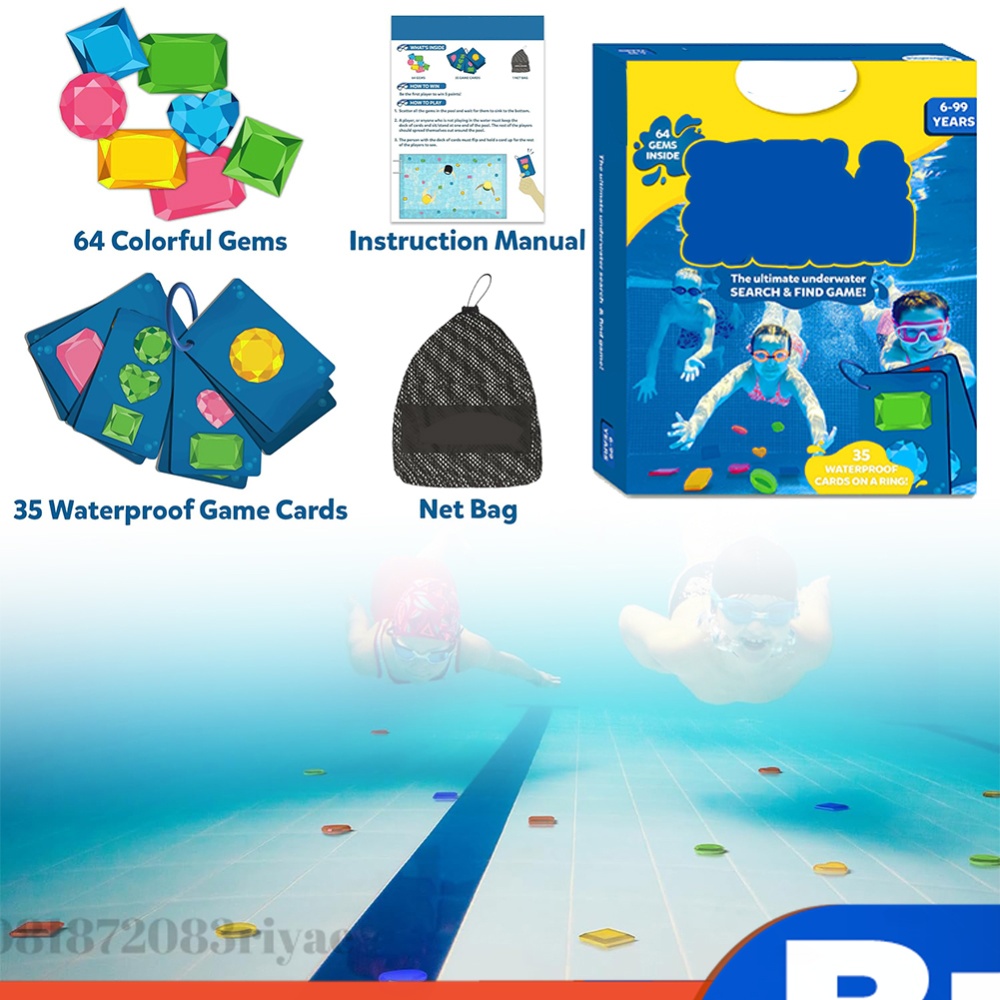 Skillmatics Pool Toys & 64 Col - Kids Outdoor Learning Activities recension och pris