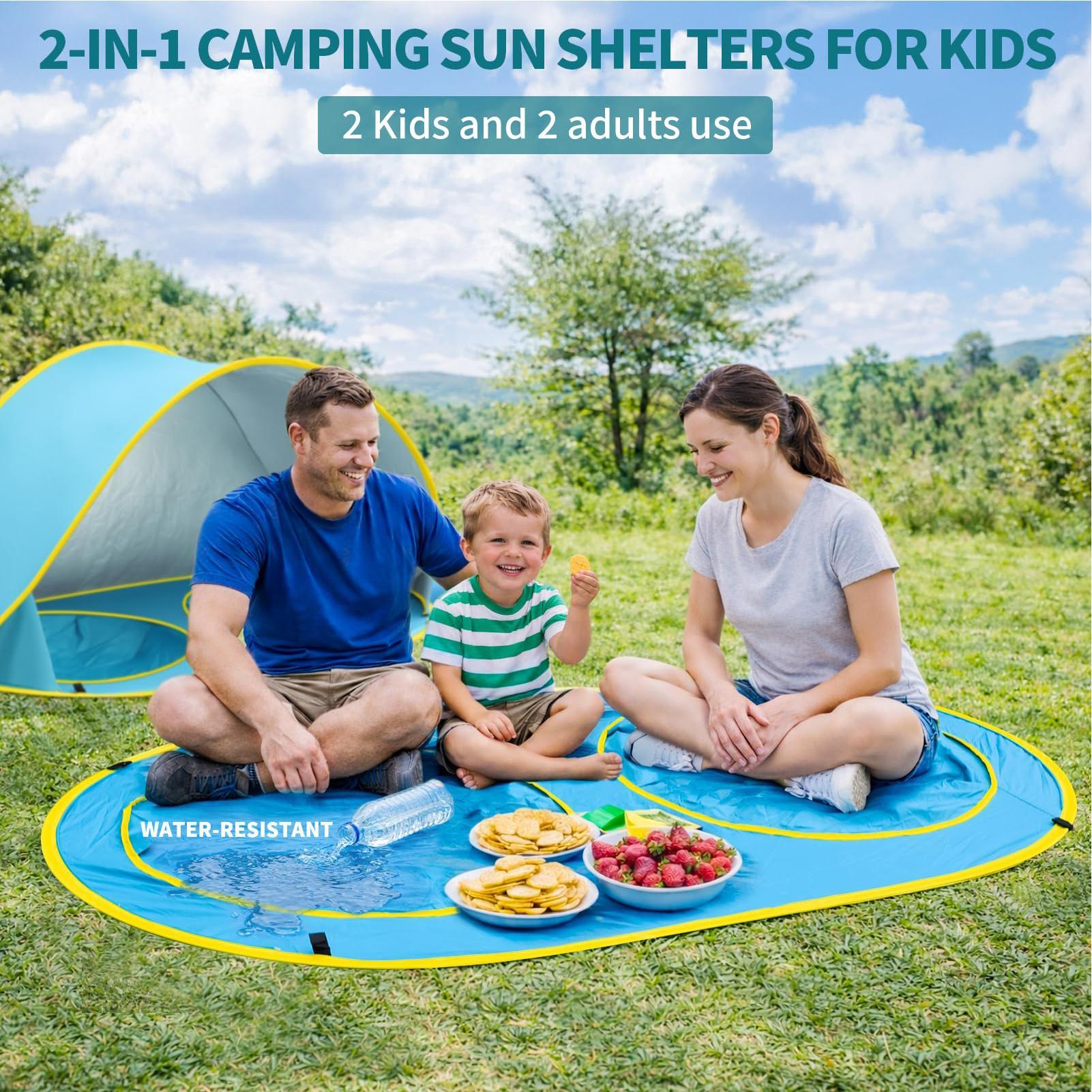 Kid Beach Tent With Pool UV Pr - Kids Outdoor Tent recension och pris
