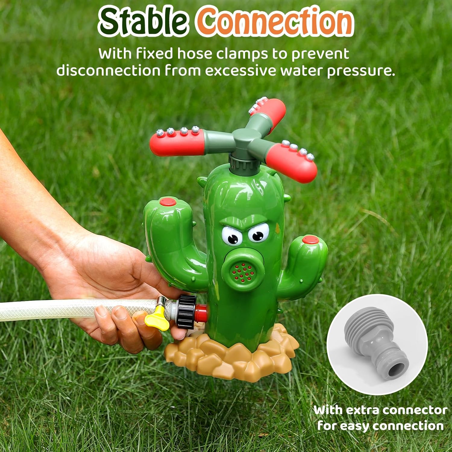 Water Spray Toy Cactus Sprinkl - Kids Outdoor Yard Toys recension och pris