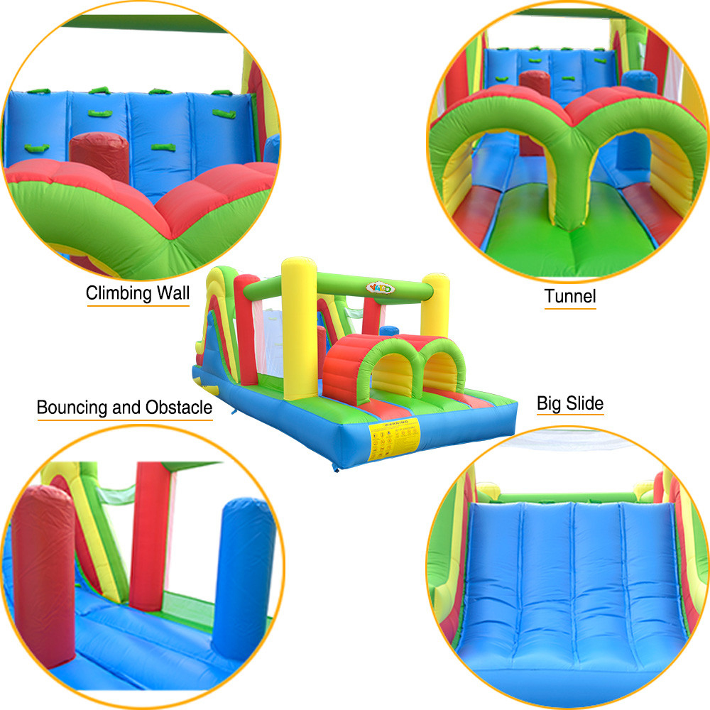 Colorful Inflatable Bounce Hou - Kids Outdoor Jump House recension och pris