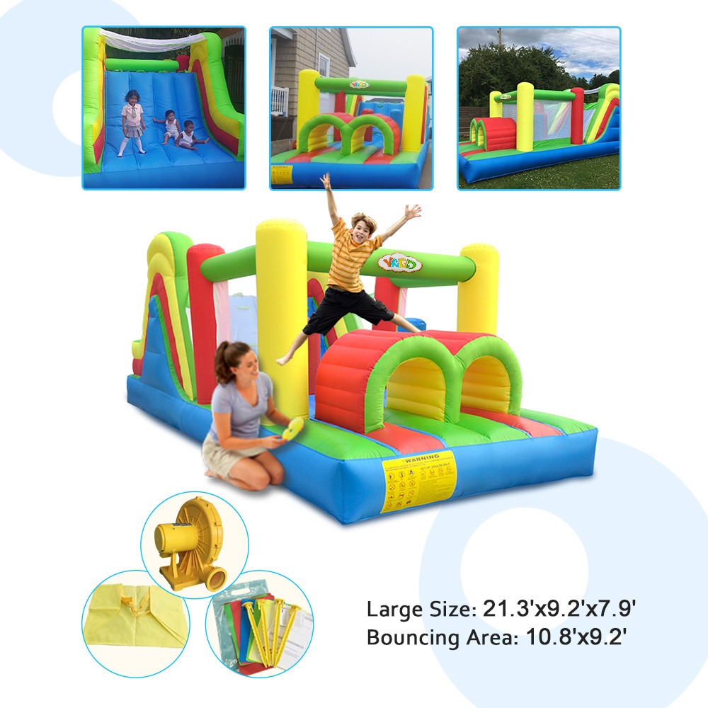 Colorful Inflatable Bounce Hou - Kids Outdoor Jump House recension och pris