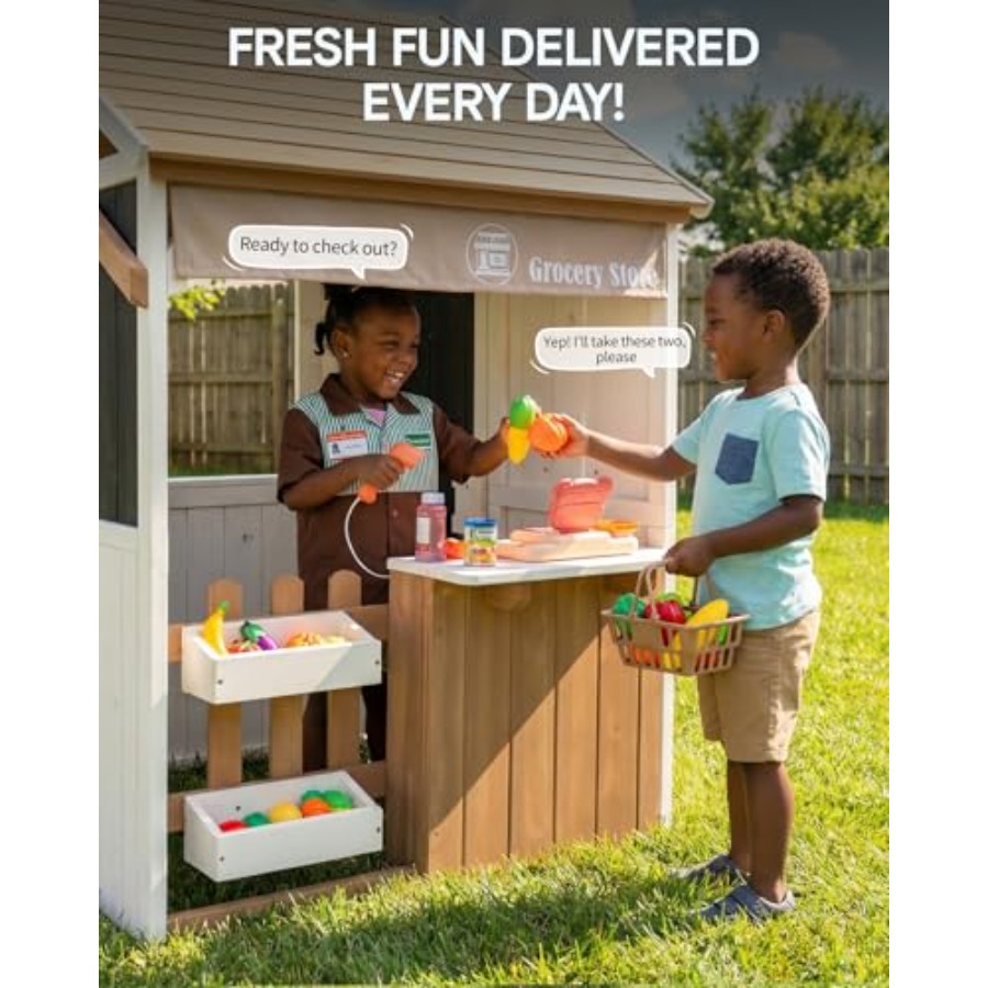 Outdoor kids playhouse for age - Kids Outdoor Bbq recension och pris