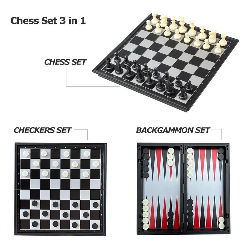 Travel Chess Set Chess Set For - Kids Outdoor Learning Activities recension och pris
