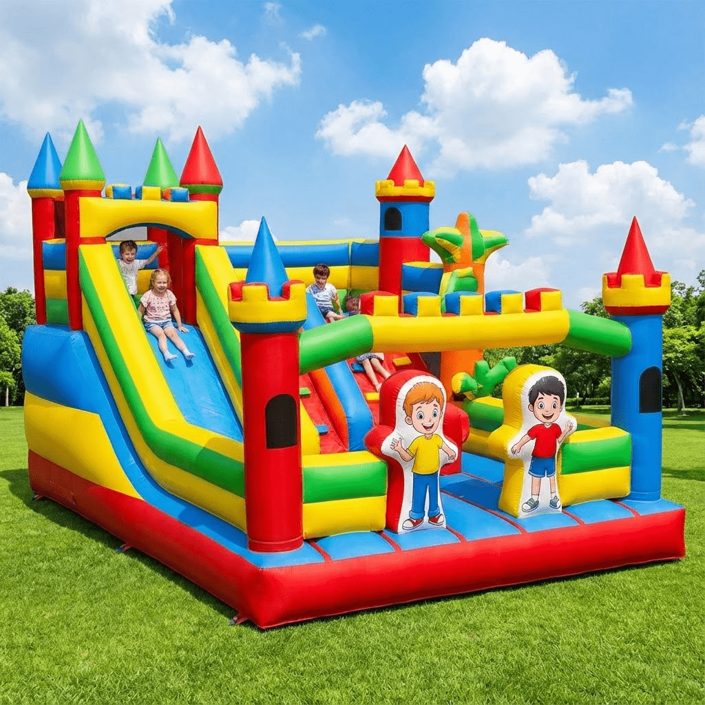 Customized Heavy Duty Commerci - Kids Outdoor Jump House recension och pris