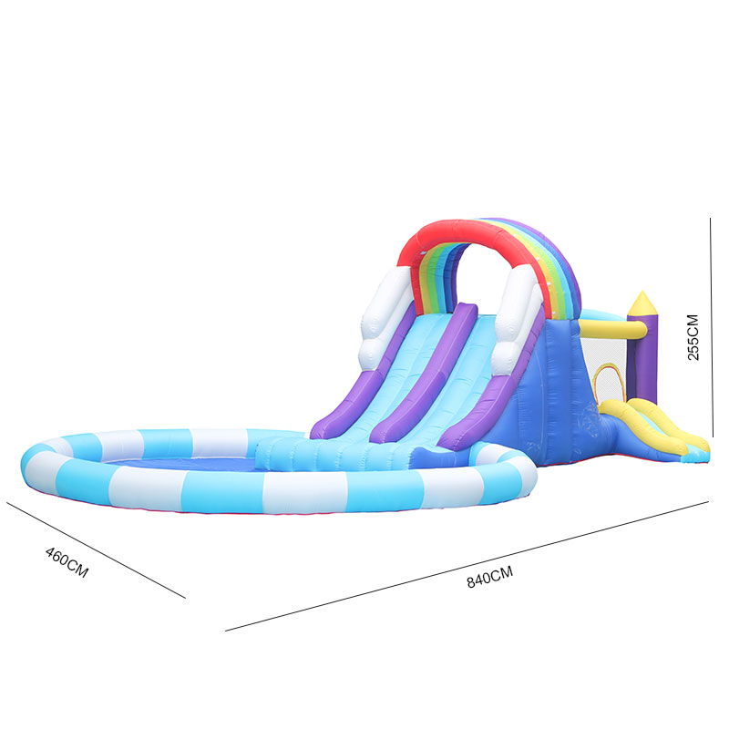 Giant Rainbow Inflatable Water - Kids Outdoor Water recension och pris