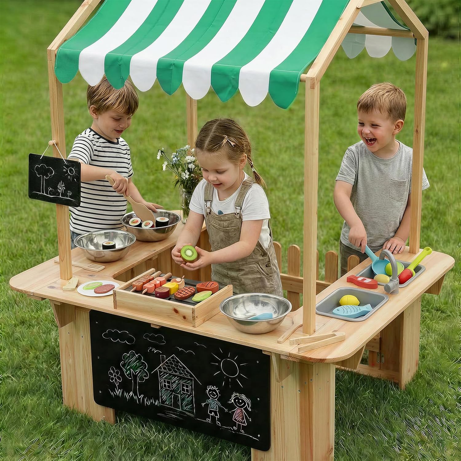 Kids Outdoor Playhouse, Mud Ki - Kids Outdoor Bbq recension och pris