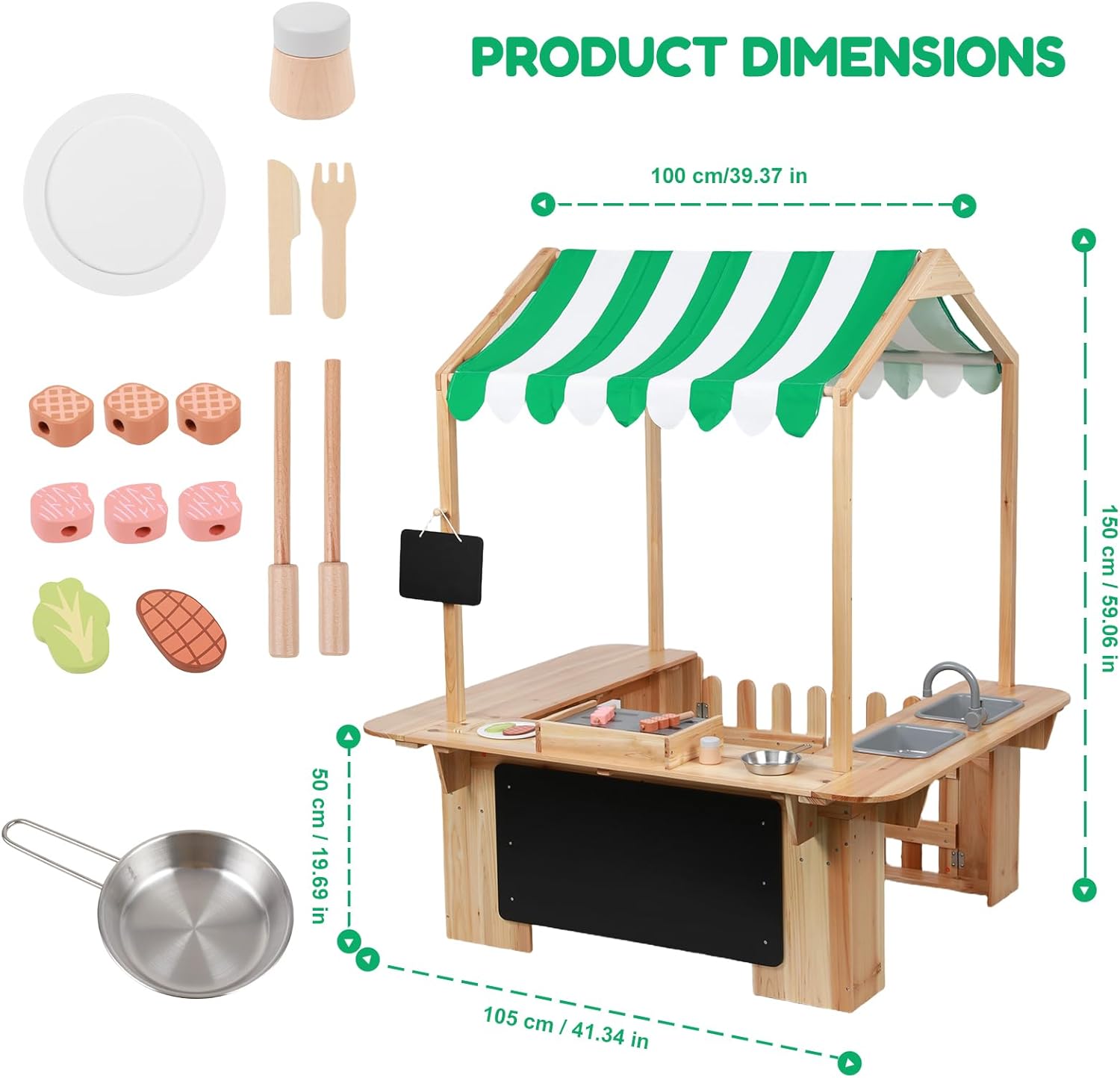 Kids Outdoor Playhouse, Mud Ki - Kids Outdoor Bbq recension och pris
