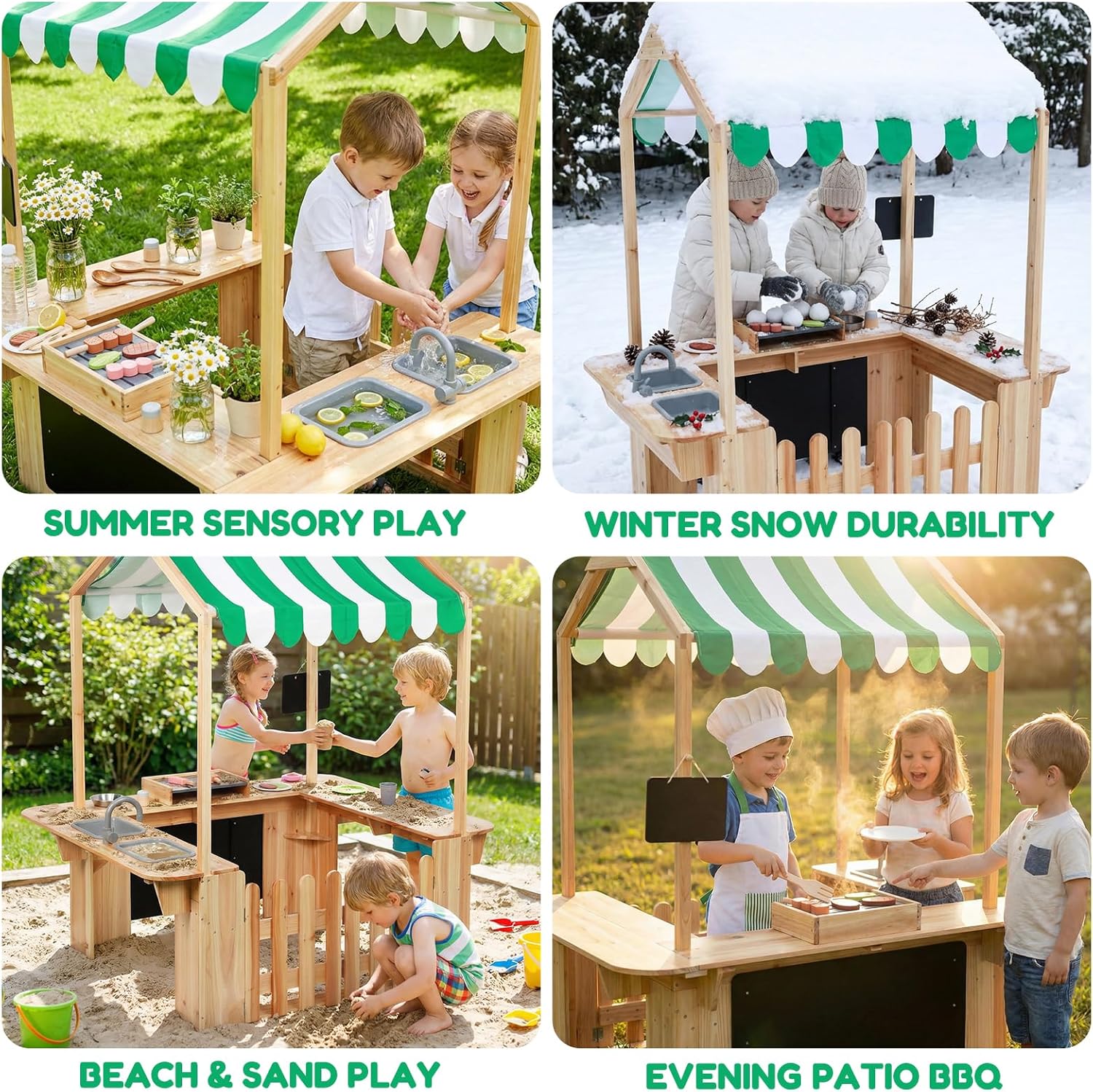 Kids Outdoor Playhouse, Mud Ki - Kids Outdoor Bbq recension och pris