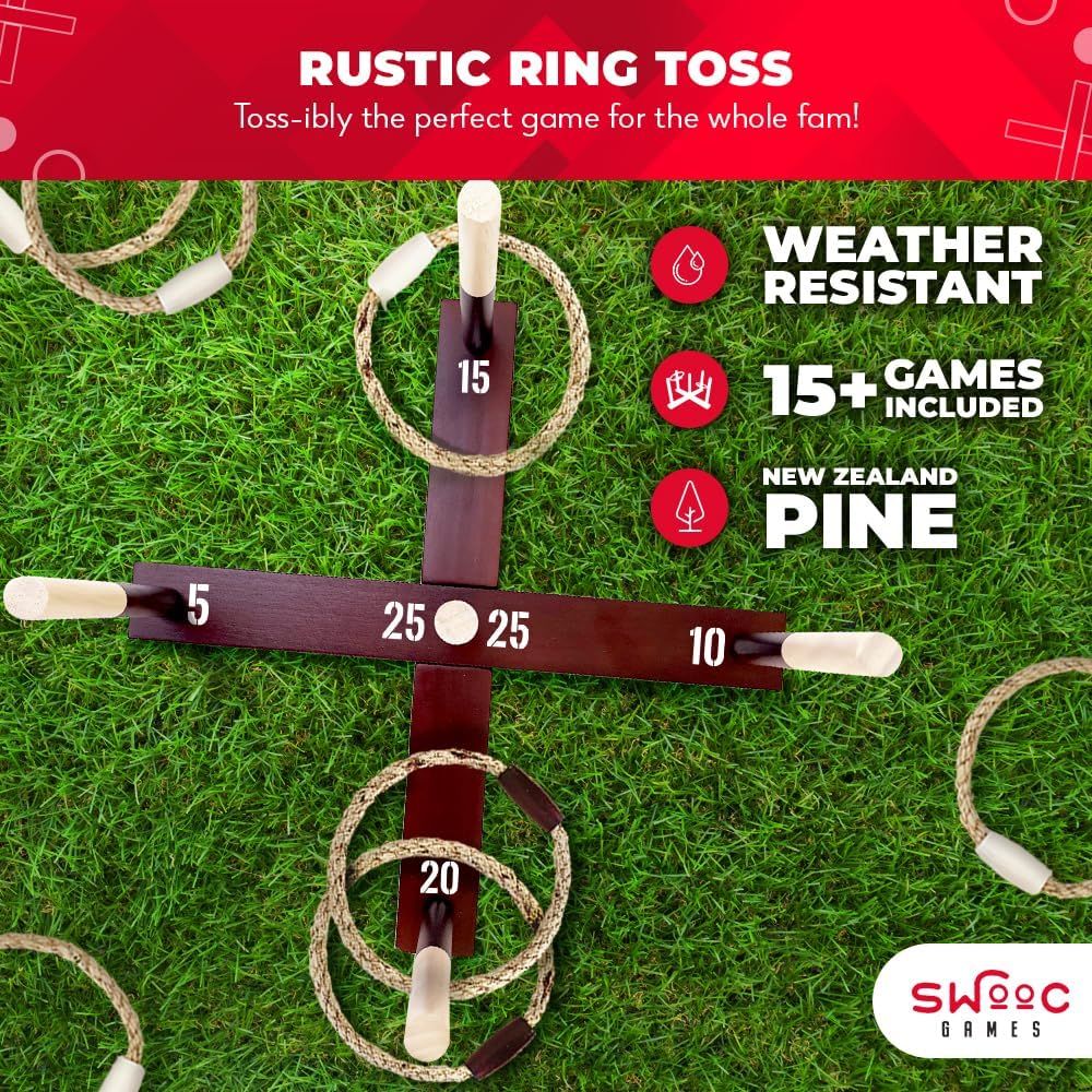 Ring Toss Game All Weather - E - Kids Outdoor Yard Toys recension och pris