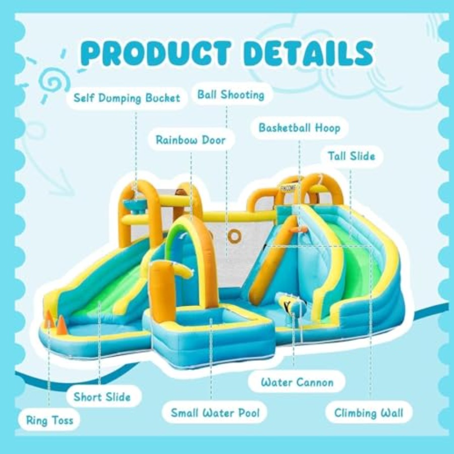 Backyard outdoor inflatable wa - Kids Outdoor Water recension och pris