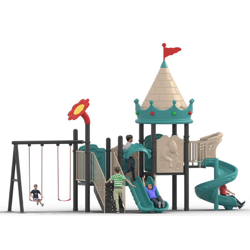 EO-Castle Theme Kids Outdoor P - Kids Outdoor Yard Equipment recension och pris