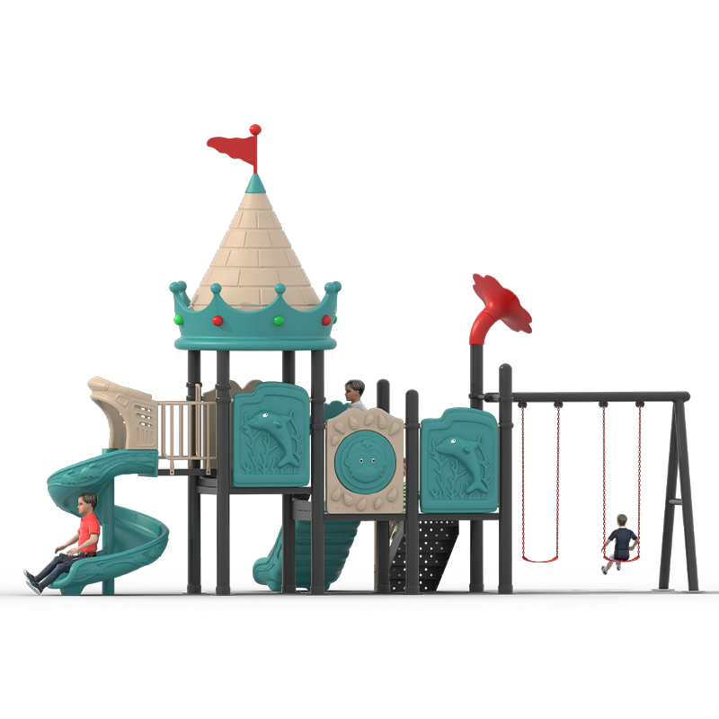 EO-Castle Theme Kids Outdoor P - Kids Outdoor Yard Equipment recension och pris