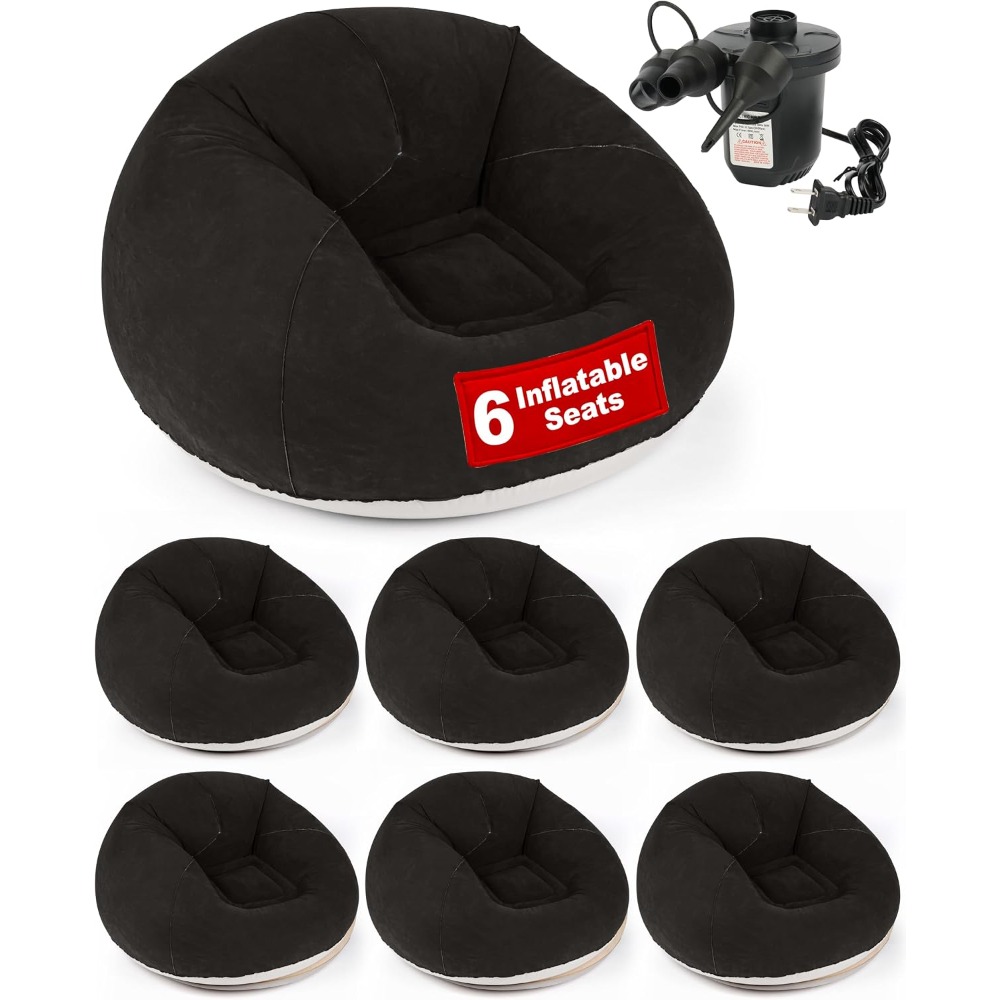 Inflatable Bean Bag Chair with - Kids Outdoor Folding Chair recension och pris