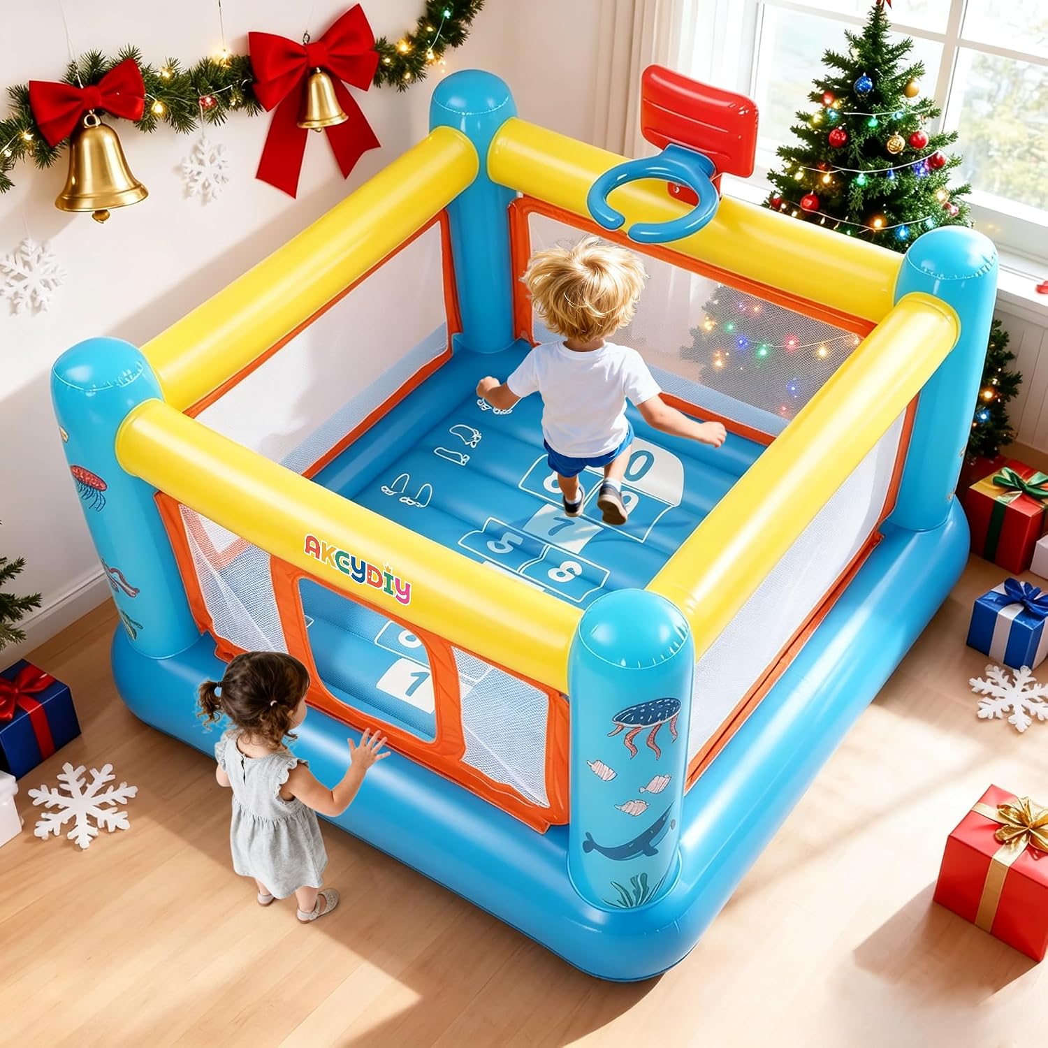 Bounce House, PVC Inflatable B - Kids Outdoor Jump House recension och pris