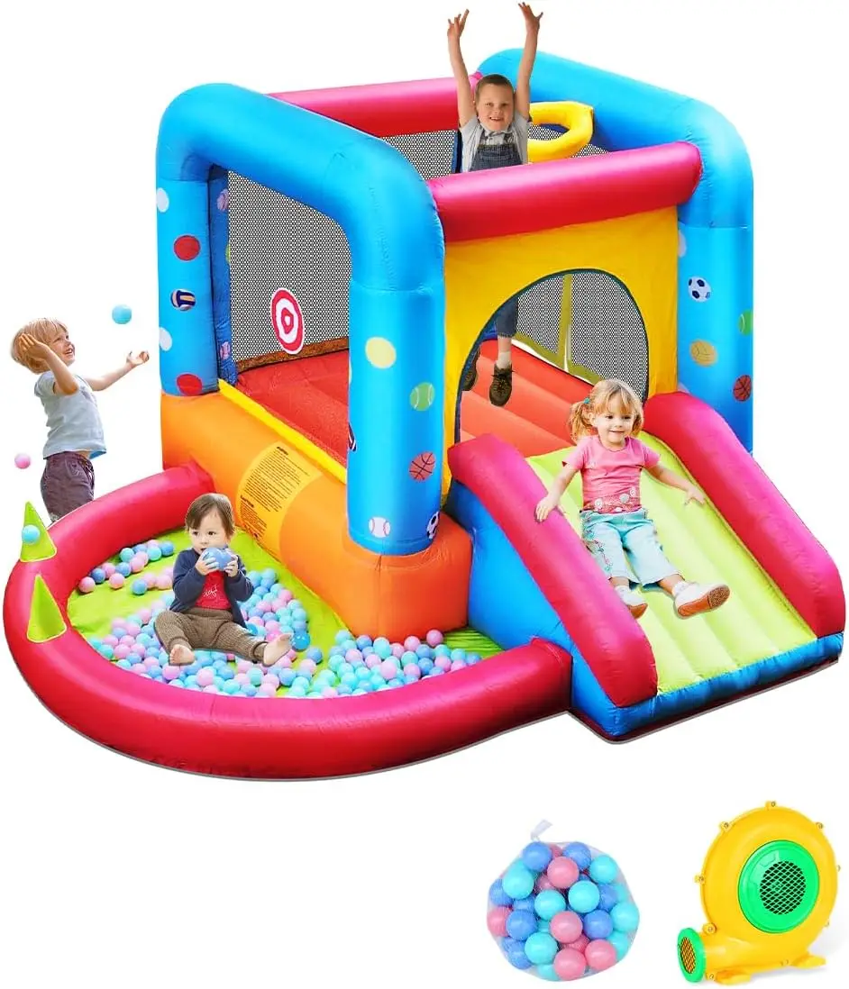 Step4Fun Inflatable Bounce Hou - Kids Outdoor Jump House recension och pris