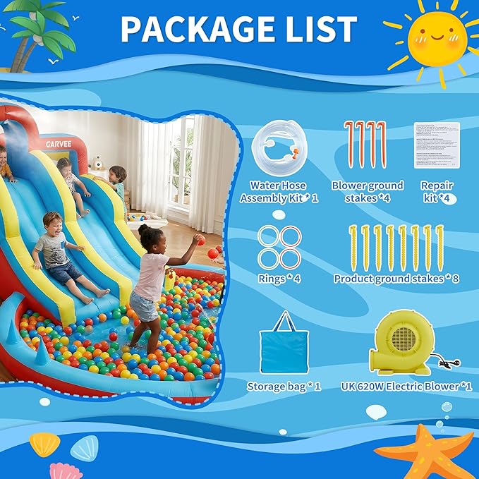 All-Season 8-in-1 Inflatable W - Kids Outdoor Water recension och pris