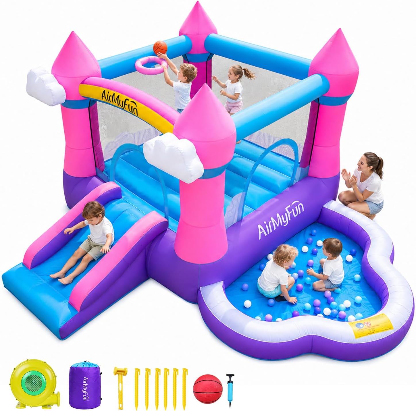Pink Indoor/Outdoor Inflatable - Kids Outdoor Water recension och pris