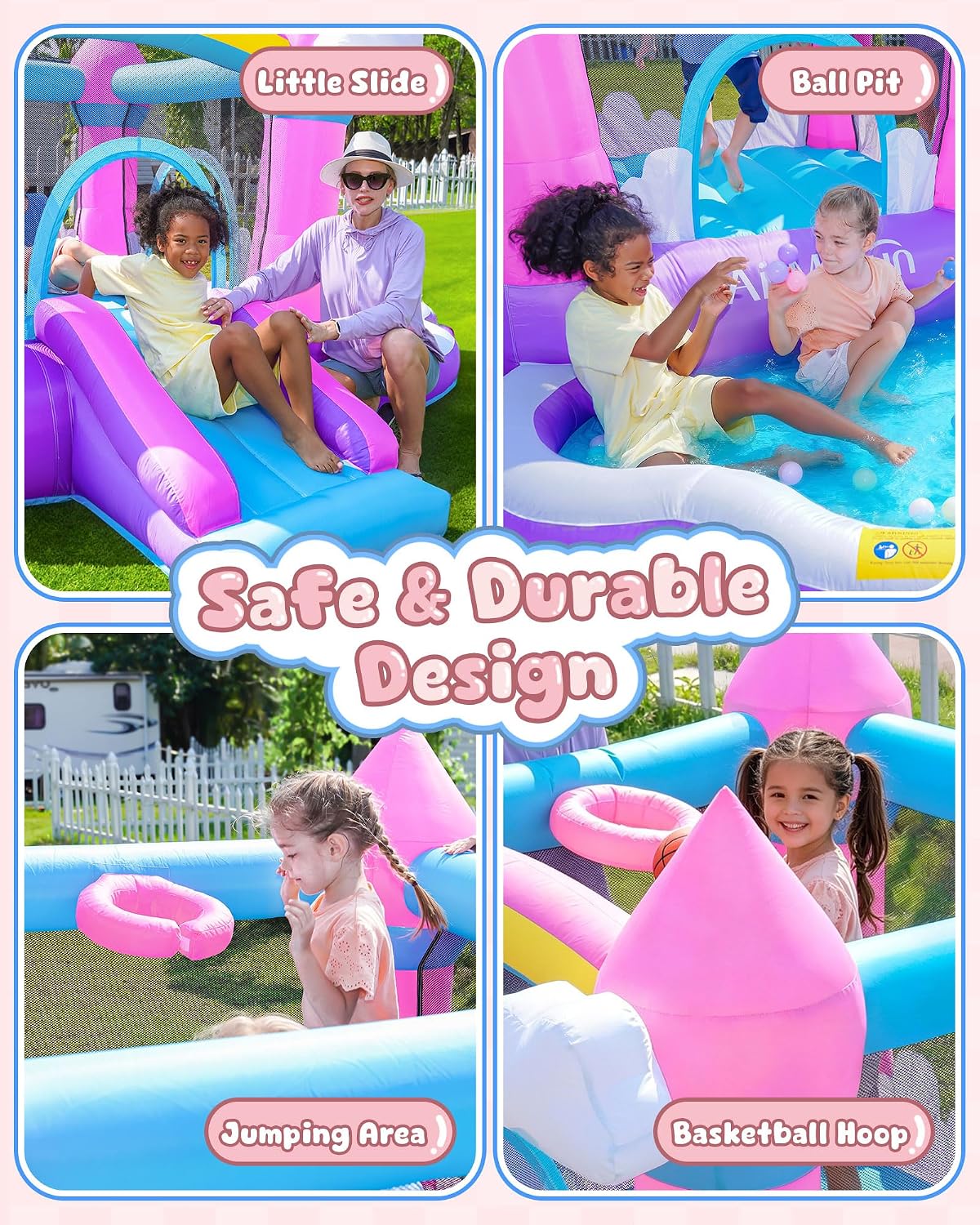 Pink Indoor/Outdoor Inflatable - Kids Outdoor Water recension och pris
