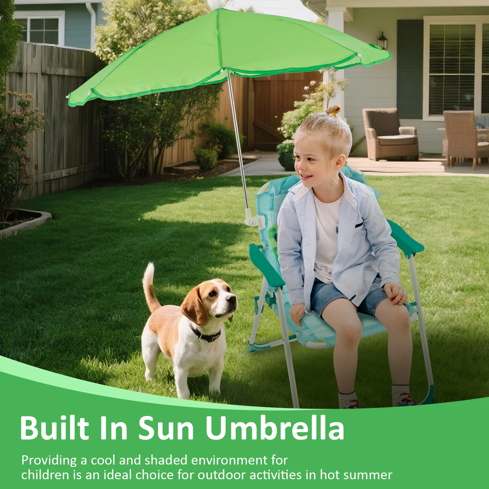 Kids Folding Beach Chair With  - Kids Outdoor Folding Chair recension och pris