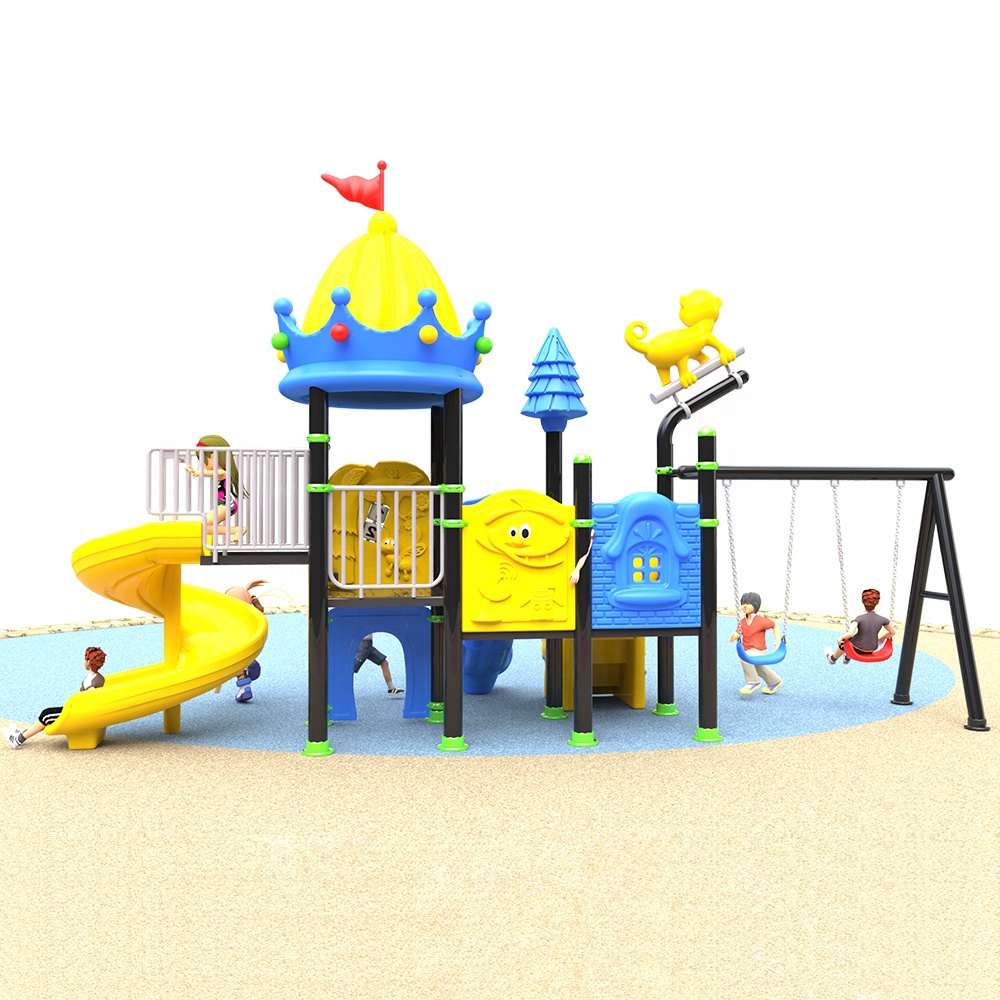 Multifunctional Children Whole - Kids Outdoor Swing Set With Slide recension och pris