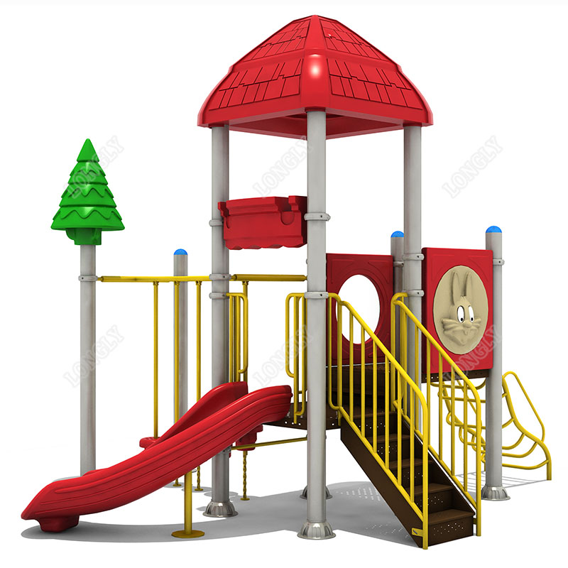 Red Plastic Slide for Kids LLD - Kids Outdoor Garden recension och pris
