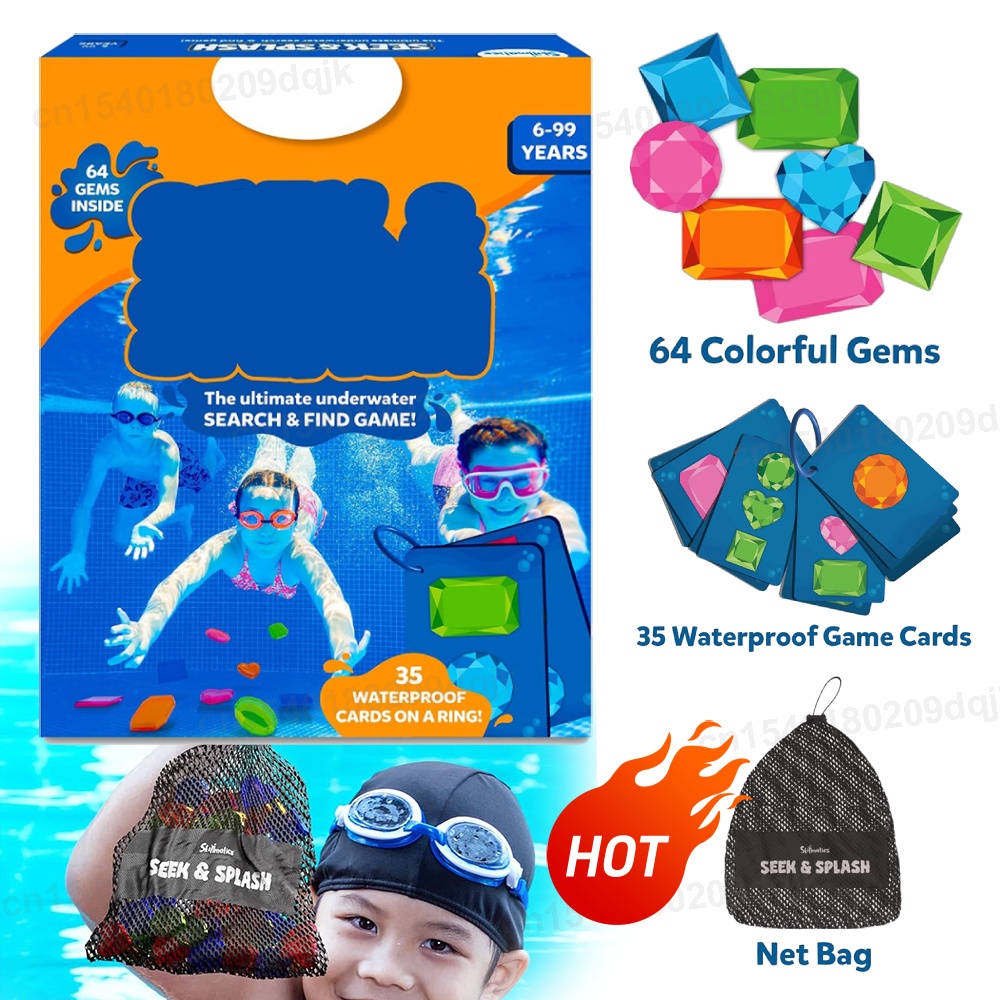 Dive Gems Pool Toys Colorful G - Kids Outdoor Learning Activities recension och pris