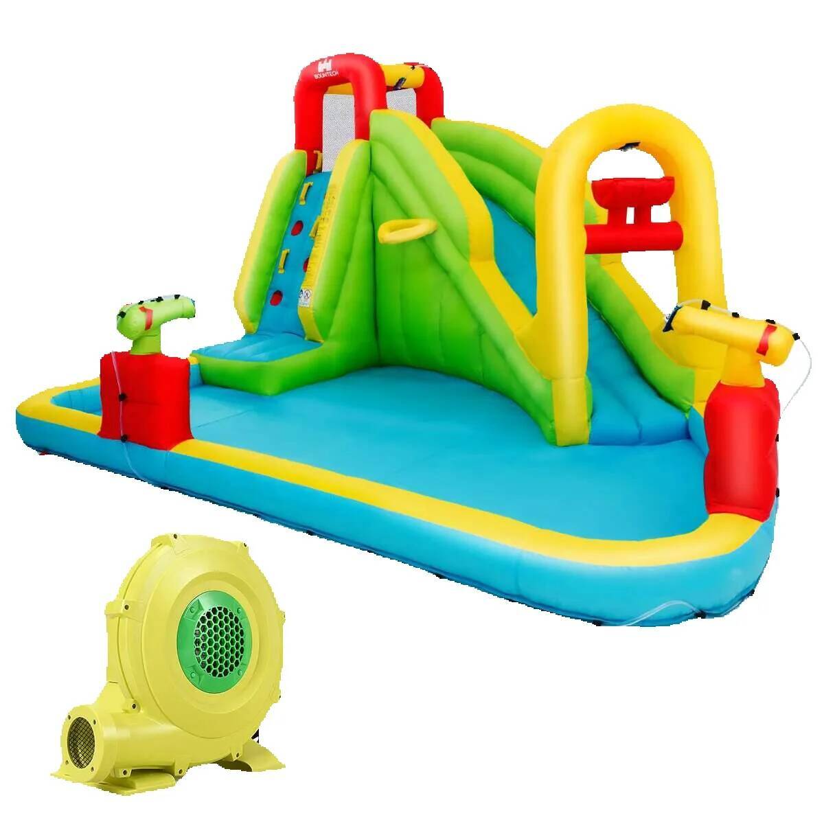 Iatable Outdoor Splash Water B - Kids Outdoor Jump House recension och pris