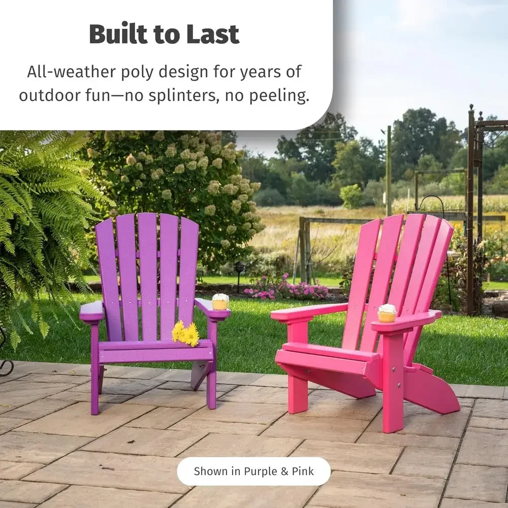 Poly Kids Adirondack Chair, Ou - Kids Outdoor Adirondack Chair recension och pris