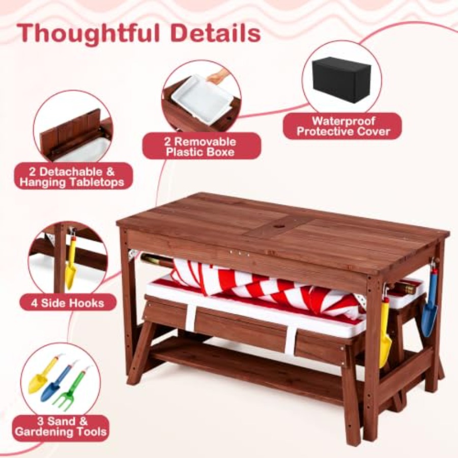 Outdoor kids picnic table for  - Kids Outdoor Water recension och pris