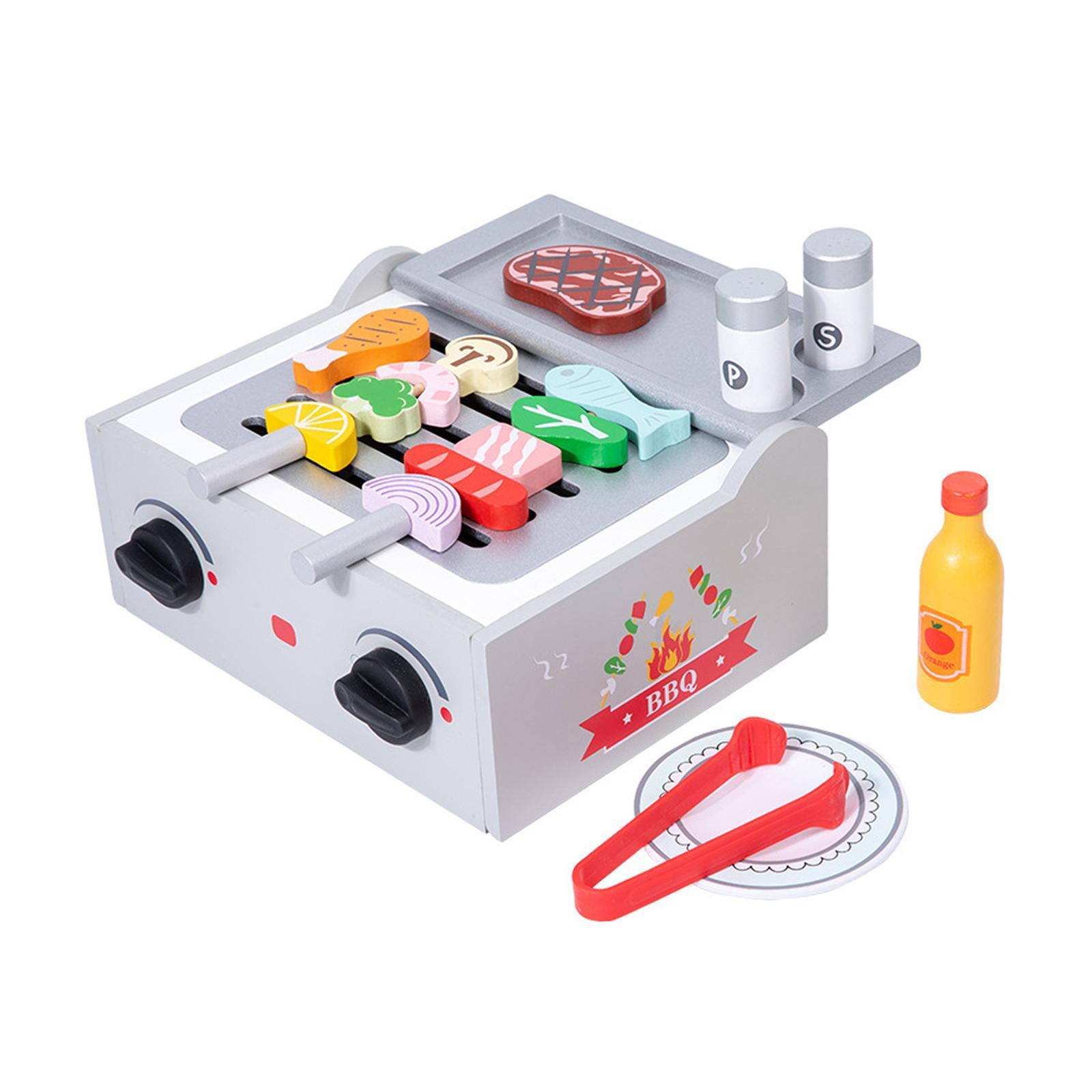 Kids Wooden Barbecue Playset - - Kids Outdoor Bbq recension och pris