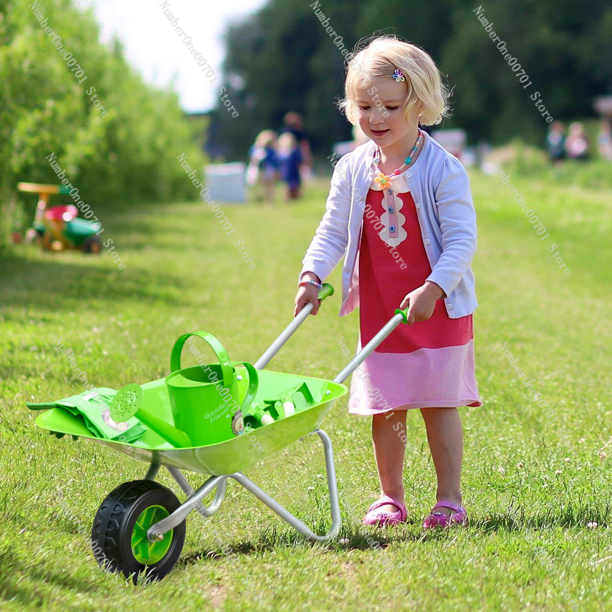 Kids Outdoor Wheelbarrow, Gree - Kids Outdoor Garden recension och pris